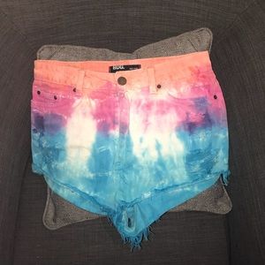 High rise shorts